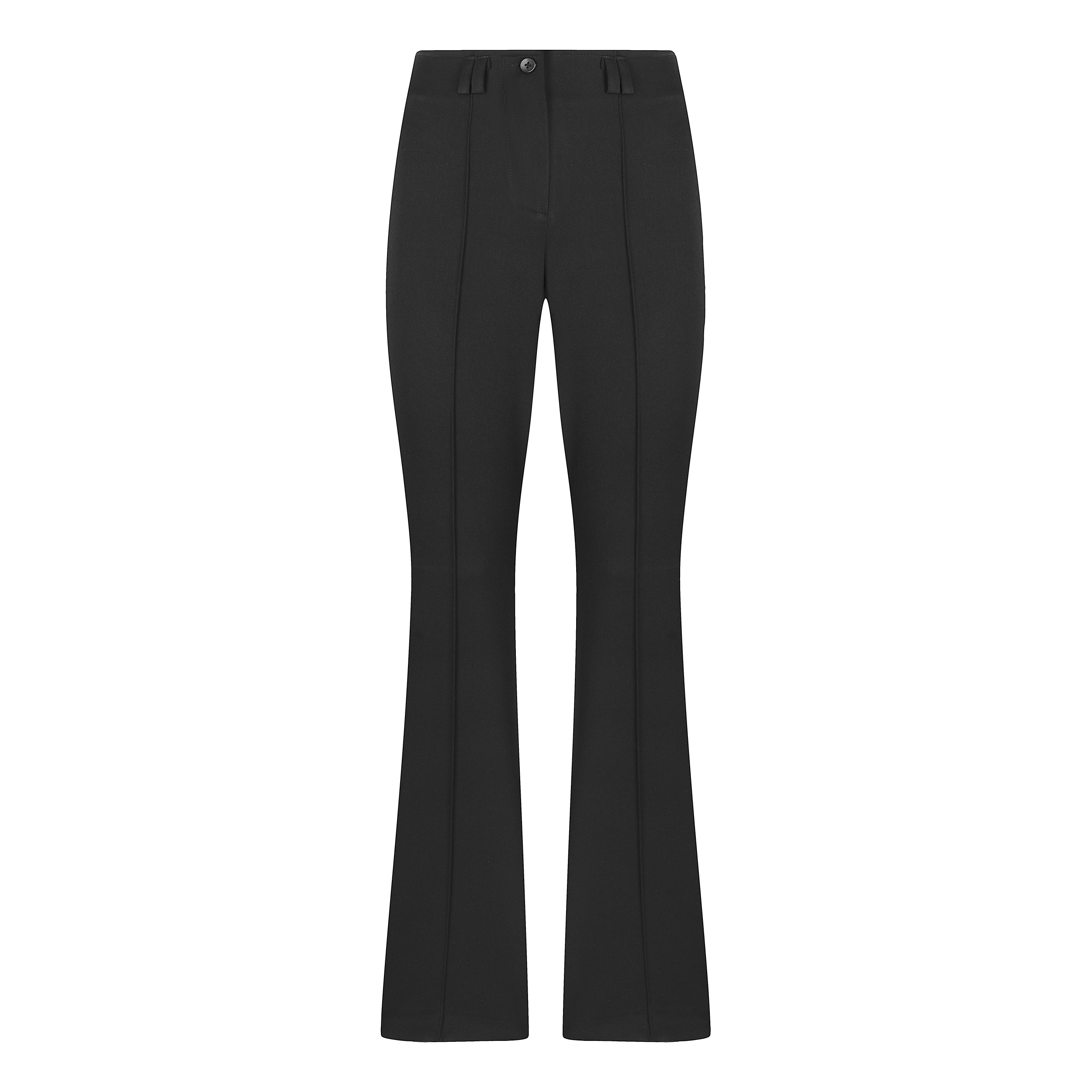 شلوار دم پا گشاد زنانه مدل گاباردین 7-137 رنگ مشکی شلوار دم پا گشاد زنانه مدل گاباردین 7-137 رنگ مشکی