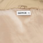 کاپشن زنانه سرژه مدل 219129 رنگ کرم