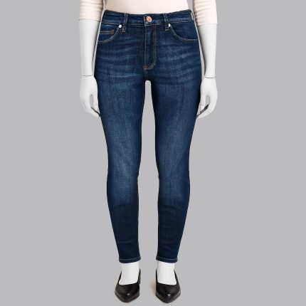 شلوار جین زنانه کیو اس مدل اسکینی فیت کد SHA.58Z6